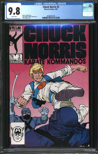 Chuck Norris (1987) #2 CGC 9.8 NM/MT
