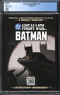 Immortal Legend Batman (2025) #1 Matt Taylor Variant CGC 9.8 NM/MT