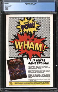 Incredible Hulk (1962) #330 CGC 9.8 NM/MT