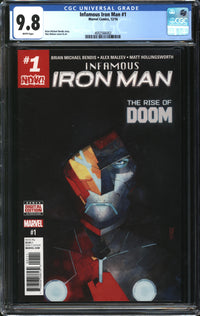 Infamous Iron Man (2016) #1 CGC 9.8 NM/MT