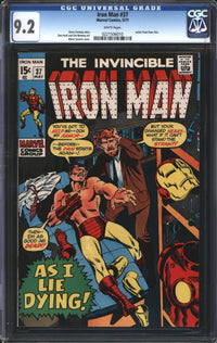 Iron Man (1968) # 37 CGC 9.2 NM-