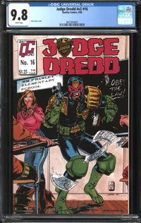 Judge Dredd (1986) #16 CGC 9.8 NM/MT