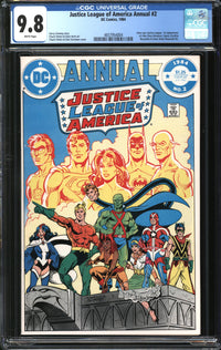 Justice League Of America Annual (1984) #2 CGC 9.8 NM/MT
