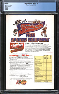 Labyrinth: The Movie (1986) #1 CGC 9.8 NM/MT