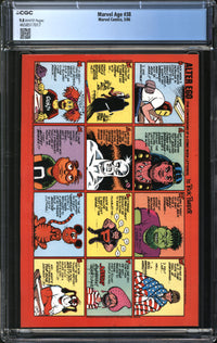 Marvel Age (1983) #38 CGC 9.8 NM/MT