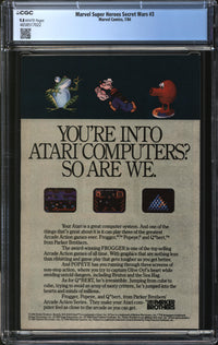 Marvel Super-Heroes Secret Wars (1984) # 3 CGC 9.8 NM/MT