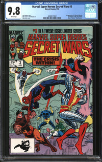 Marvel Super-Heroes Secret Wars (1984) # 3 CGC 9.8 NM/MT