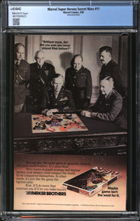 Marvel Super-Heroes Secret Wars (1984) #11 Newsstand Edition CGC 9.6 NM+