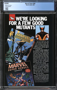 Marvel Tales (1964) #209 CGC 9.8 NM/MT