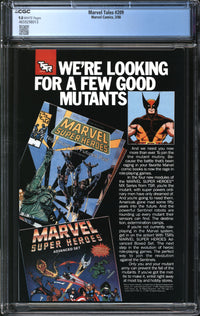 Marvel Tales (1964) #209 CGC 9.8 NM/MT