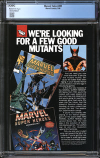 Marvel Tales (1964) #209 CGC 9.8 NM/MT