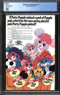 Masters Of The Universe (1986) #8 CGC 9.8 NM/MT