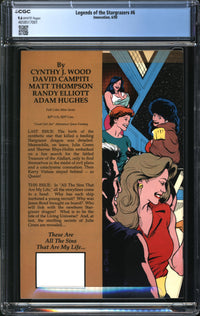 Legends Of The Stargrazers (1989) #6 CGC 9.6 NM+