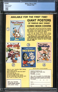 Mickey Mouse (1986) #219 CGC 9.8 NM/MT