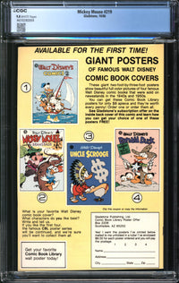 Mickey Mouse (1986) #219 CGC 9.8 NM/MT