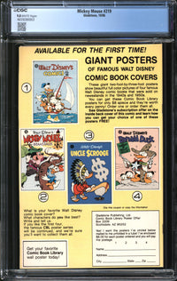 Mickey Mouse (1986) #219 CGC 9.8 NM/MT