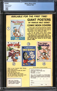 Mickey Mouse (1986) #219 CGC 9.8 NM/MT