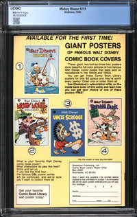 Mickey Mouse (1986) #219 CGC 9.8 NM/MT