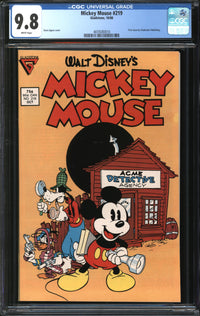 Mickey Mouse (1986) #219 CGC 9.8 NM/MT