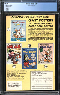Mickey Mouse (1986) #219 CGC 9.8 NM/MT