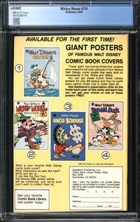 Mickey Mouse (1986) #219 CGC 9.8 NM/MT