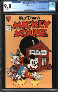 Mickey Mouse (1986) #219 CGC 9.8 NM/MT