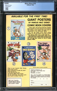 Mickey Mouse (1986) #219 CGC 9.8 NM/MT
