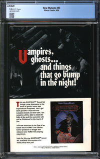 New Mutants (1983) #93 CGC 9.8 NM/MT