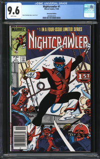 Nightcrawler (1985) #1 Newsstand Edition CGC 9.6 NM+