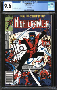 Nightcrawler (1985) #1 Newsstand Edition CGC 9.6 NM+
