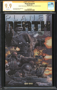 Planet Death (2025) #0 CGC x JSA Signature Series 9.9 MINT Signed Tomas Giorello, Derek Kolstad & Robert Venditti