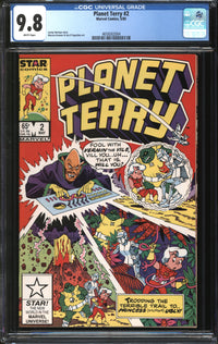 Planet Terry (1985) #2 CGC 9.8 NM/MT