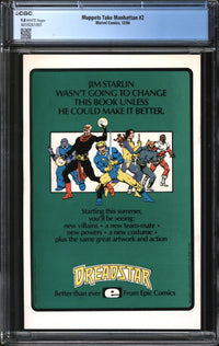Muppets Take Manhattan (1984) #2 CGC 9.8 NM/MT