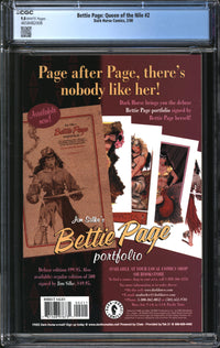 Bettie Page: Queen Of The Nile (1999) #2 CGC 9.8 NM/MT