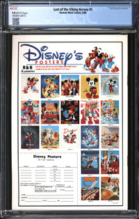 Last Of The Viking Heroes (1987) # 5 CGC 9.8 NM/MT