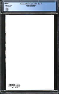 Universal Monsters: Invisible Man (2025) #1 Variant Cover I/Error Edition CGC 9.8 NM/MT