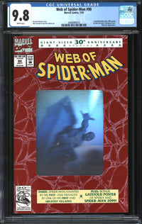 Web Of Spider-Man (1985) # 90 CGC 9.8 NM/MT
