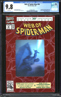 Web Of Spider-Man (1985) # 90 CGC 9.8 NM/MT