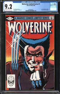 Wolverine Limited Series (1982) #1 CGC 9.2 NM-