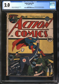 Action Comics (1938) # 44 CGC 2.0 GD