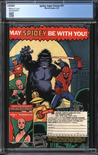 Spidey Super Stories (1974) #31 CGC 9.4 NM