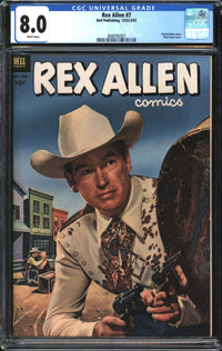 Rex Allen (1951) #7 CGC 8.0 VF