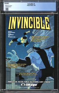 Invincible (2003) #  1 CGC 9.2 NM-