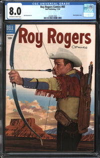 Roy Rogers Comics (1948) #83 CGC 8.0 VF