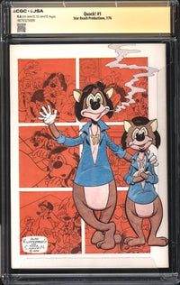 Quack! (1976) #1 CGC x JSA Signature Series 9.4 NM