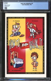 Sonic The Hedgehog (1993) # 16 CGC 9.6 NM+