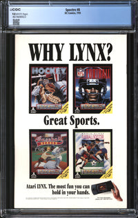 Spectre (1992) # 8 CGC 9.8 NM/MT