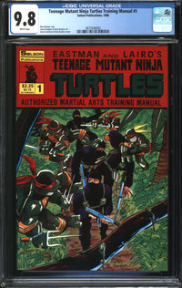 Teenage Mutant Ninja Turtles Training Manual (1986) #1 CGC 9.8 NM/MT
