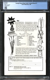 Teenage Mutant Ninja Turtles Training Manual (1986) #1 CGC 9.8 NM/MT