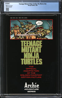 Teenage Mutant Ninja Turtles The Movie (1990) #1 CGC 9.8 NM/MT